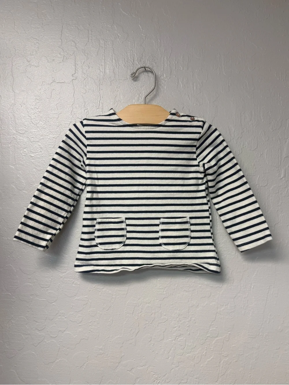 $15‎ ADD ON zara cream navy stripe top 2-3Y janie and jack hanna andersson h&m